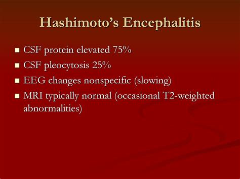 Hashimotos Encephalitis Ppt Download