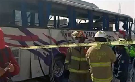 19 muertos y decenas de heridos en accidente de autobús en México