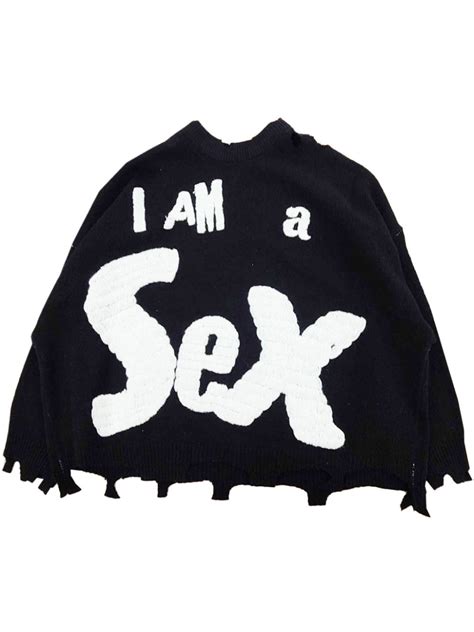 SAINT MXXXXXX X Sex Pistols Embroidered Sweater FARFETCH