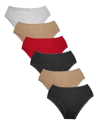 Bikini De Algodon Dama Pack Panties Corte Frances Env O Gratis