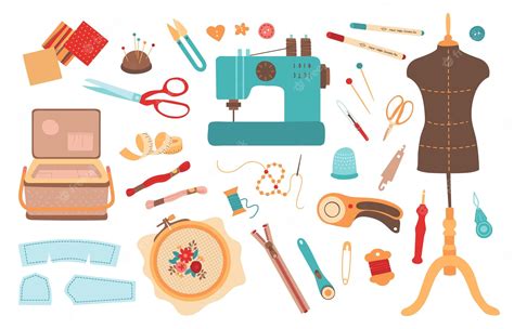 Embroidery Toolss Clip Art Library