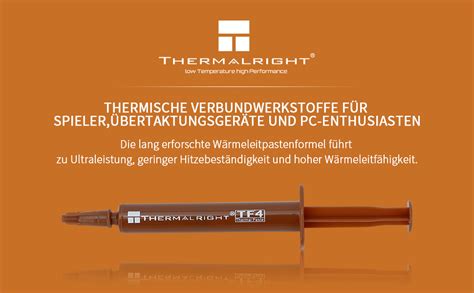 Thermalright Tf G W Rmeleitpaste F R K Hler W Rmeleitpaste Hohe