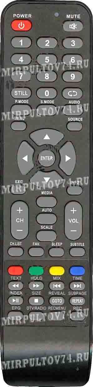 SHIVAKI STV-22LED6 Пульт для телевизора SHIVAKI