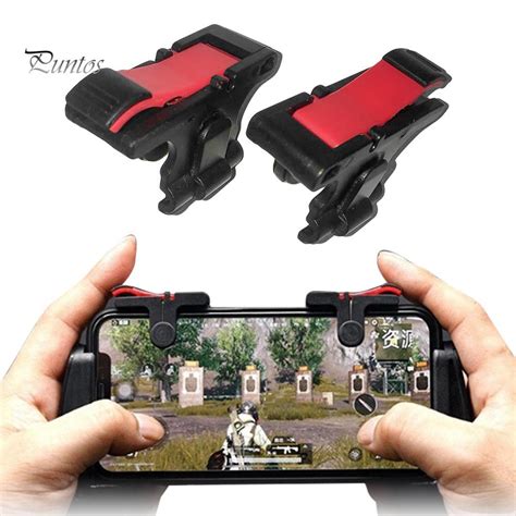 Buy For PUBG D9 Left Right Mobile Phone Gaming Triggers Game Controller ...