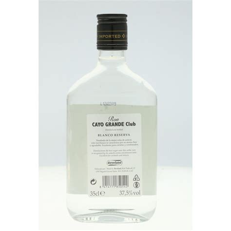 Cayo Grande Club Blanco 0,35L (37,5% Vol.) - Cayo Grande Club - Rum ...