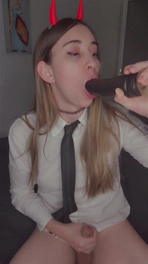 Ts Chåinsäwman Deep Throat Anal And Self Facial