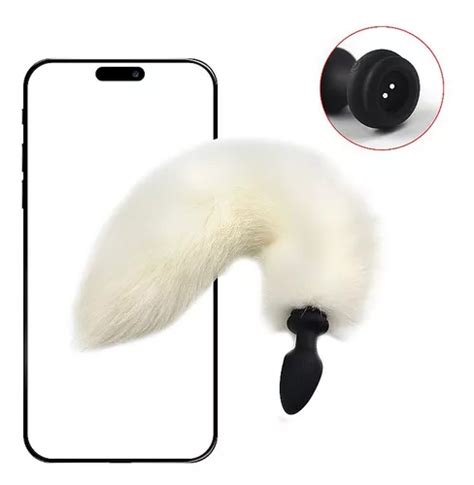 Plug Anal Vibrador Controle Por Aplicativo Rabo Raposa Frete grátis