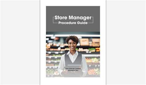 Grocery Store Manager Procedure Guide