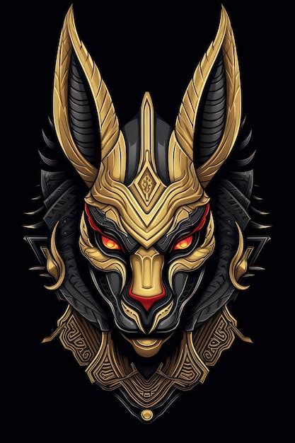 Premium Ai Image Angry Anubis Logo