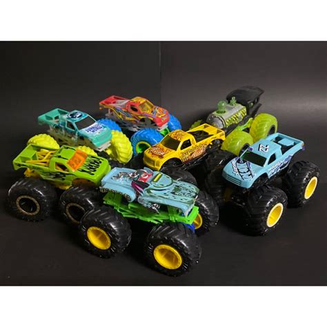 Hot Wheels Monster Truck บกฟต ลอยาง ขนาด รถนอก package สภาพด Shopee Thailand