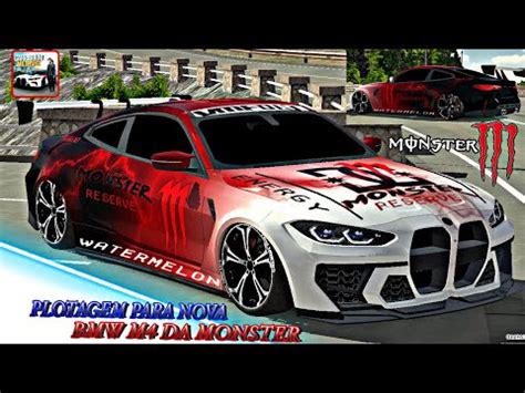 Plotagem Para Nova Bmw M Da Monster Red Car Parking Multiplayer