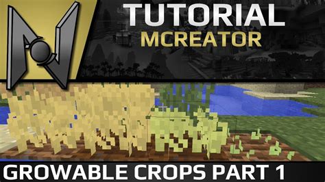 Mcreator Tutorial Custom Crops 20 Setting Up Elements Part 1 1