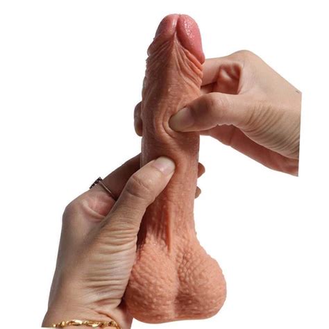 CM LIQUID Silicone Realistic Dildo Huge Penis Suction Cup Big Dick Toy Sex EUR