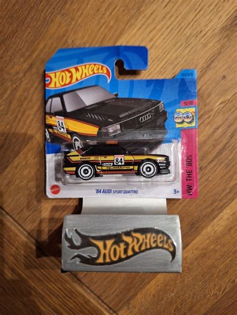 Hot Wheels HW The 80s 2023 84 Audi Sport Quattro 9 10 S Neuf avec emballage d origine à