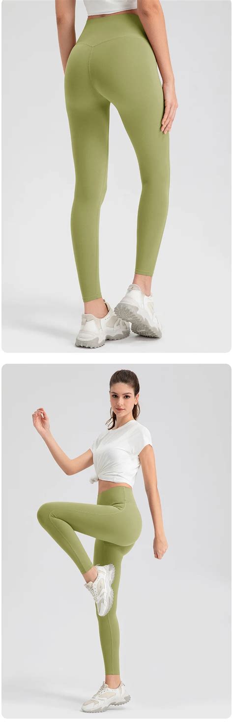 LULU Wholesale Compression Leggings Women S Butt Lifting High Waisted Nude Yoga Pants Stretchy