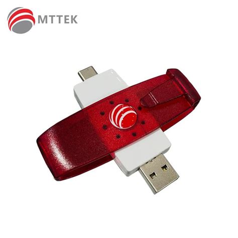 MCR3701 Бесконтактный считыватель смарт-карт с двойными разъемами USB ...