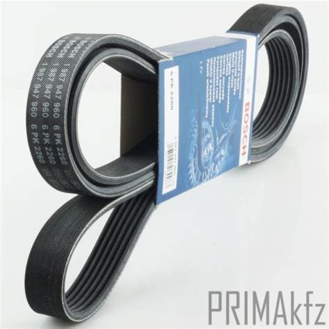 BOSCH 6PK2260 Keilrippenriemen für Audi 100 80 Opel Omega Vectra Mazda ...