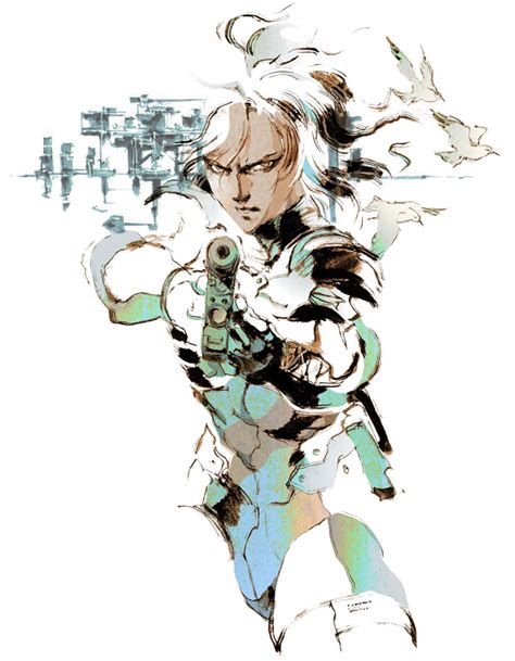Raiden Illustration Characters And Art Metal Gear Solid 2 Sons Of