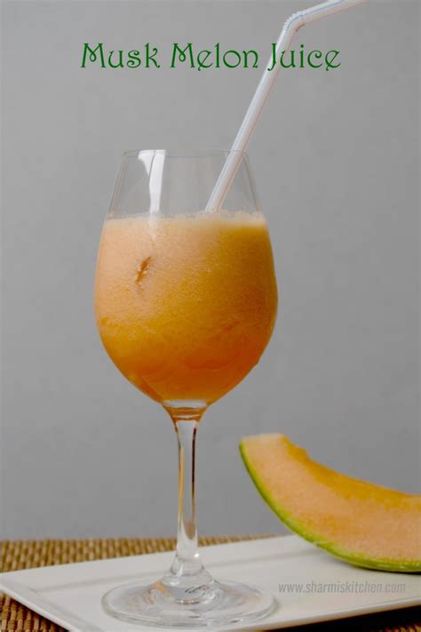 Musk Melon Juice Cantaloupe Juice Recipe