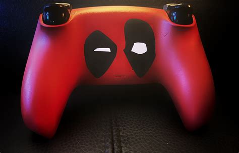 Custom Deadpool Ps5 Controller Etsy