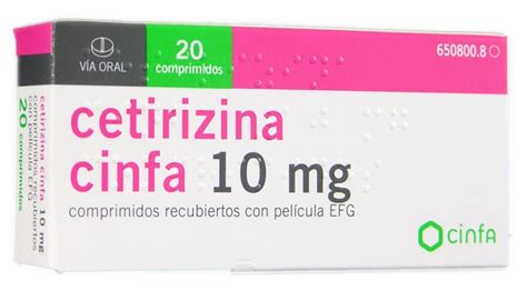 Qué es y para qué sirve Cetirizina Farmacia Olaiz