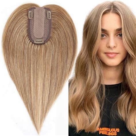 DAMSKI WŁOSY NATURALNE Tupet Topper CM Blonde Allegro pl