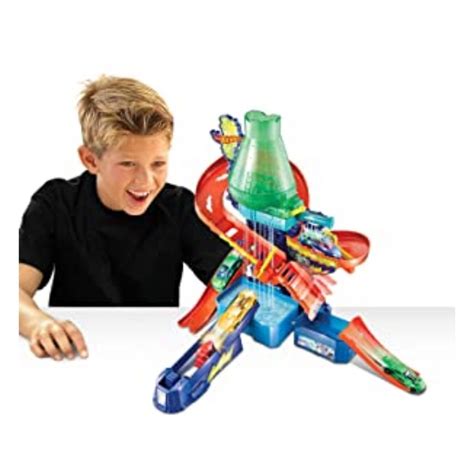 Pista Hot Wheels Color Estação Científica 3 CCP76 Mattel em Promoção