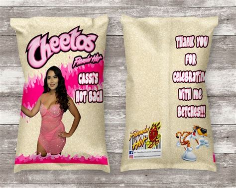 Cheetos Chip Bag Flamin Hot Party Favor Cheetos Chip Bags Etsy UK