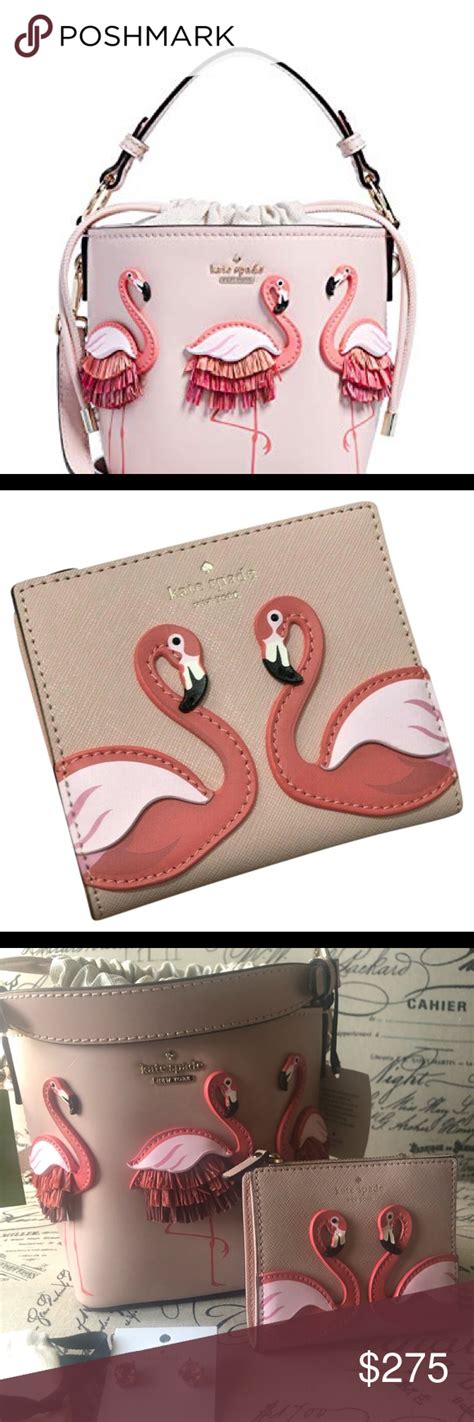 Kate Spade ♠️ Flamingo Purse Wallet Set Kate Spade Flamingo Purse Flamingo Purse Kate