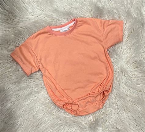 Short Sleeve Baggy Romper Lr Blanks