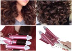 Тройная плойка для создания волн Kemei 926 (арт: pl-6661) от 1 ₽ рублей ...