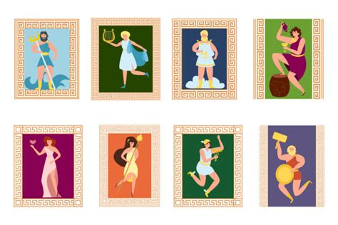 780 Dioses De Grecia Ilustración Dibujo Animado Ilustraciones De Stock
