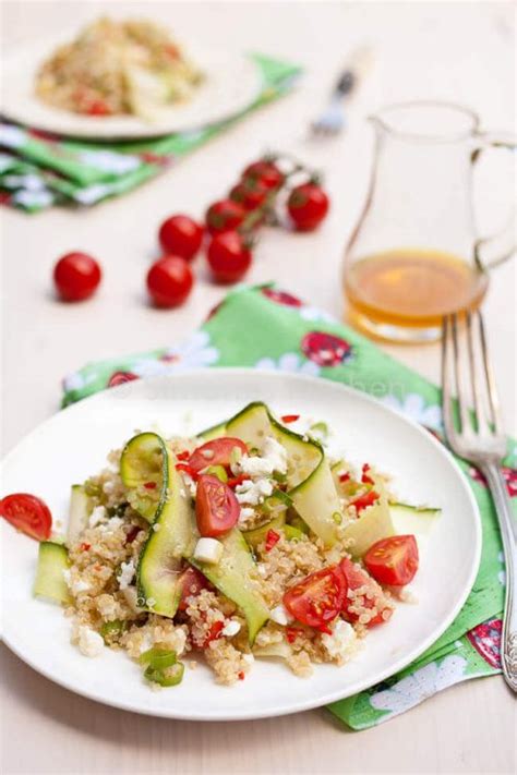 Quinoa Salade Met Feta En Courgette Simone S Kitchen