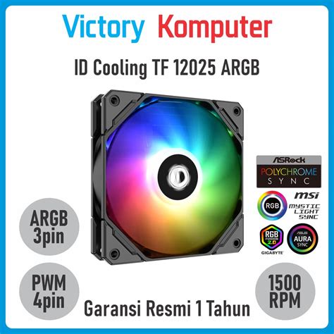 Jual IDCooling TF-12025 ARGB 120mm PWM Fan ID-COOLING TF 12025 ARGB Fan ...
