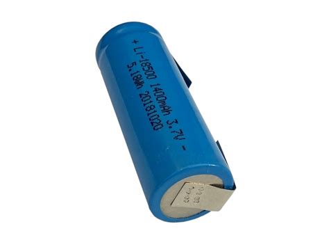 Akumulator Li-ion 18500 1400mAh 3,7V z blaszkami - 7852411604 ...