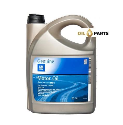 Olej Gm Motor Oil dexos2 5W30 5l Opel - Oleje auta osobowe - Oleje ...