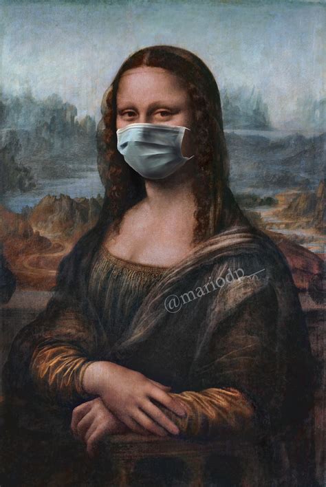 Gioconda Monalisa Moderna Tatoo Pontilhismo Pinturas Engraçadas