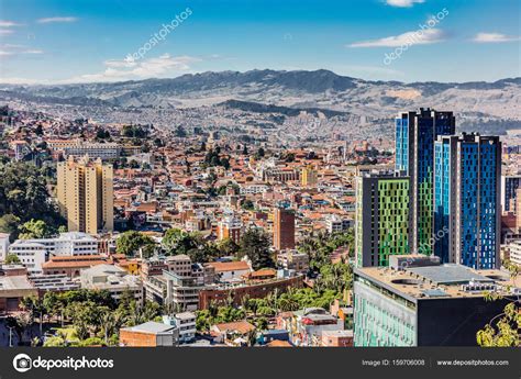 Paesaggio Urbano Di Bogotà Skyline Colombia Foto Stock Foto