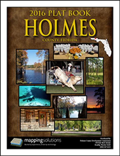 Holmes County Florida Plat Book 2016, Holmes County Parcel Map 2016 ...