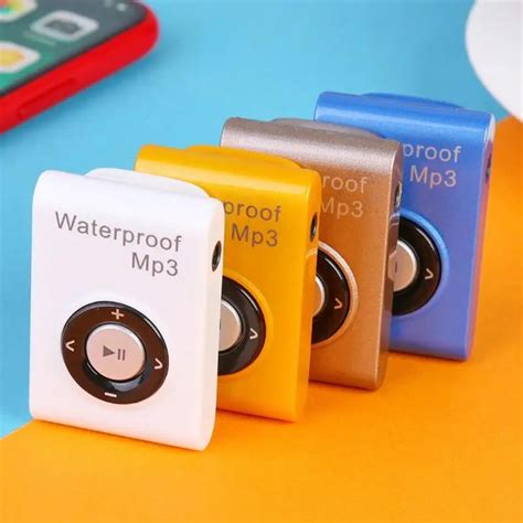 4 ГБ/8 ГБ/16 ГБ портативный мини MP3-плеер IPX8 водонепроницаемый ...
