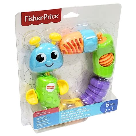 Centopeia Fisher Price - Centopeia de Atividades Encaixa e Puxa Fisher-Price 6M+ W9834 | Shopee ...