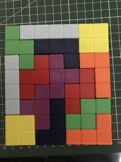 Tetris Fridge Magnets by Aztairya | Download free STL model