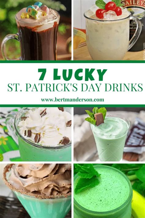 7 Lucky St Patricks Day Drinks Bert Anderson · Me Before Mom