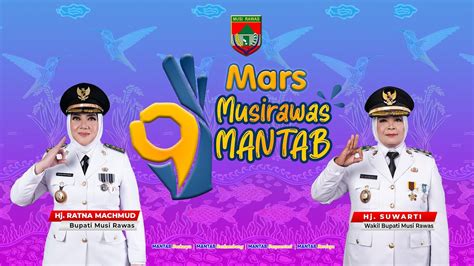 Mars Musi Rawas Mantab Teks Karaoke Youtube