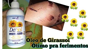 Óleo De Girassol Em Feridas Abertas Como Usar
