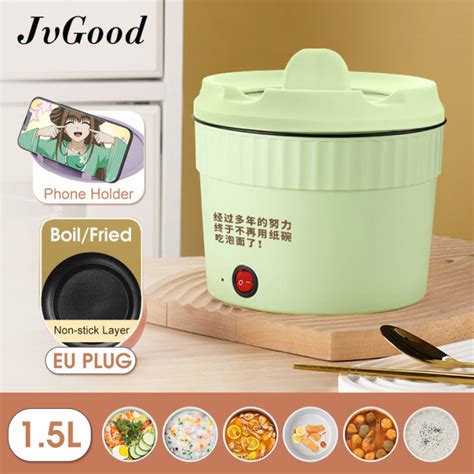 Jvgood Multifunctional Electric Cooker L Noodle Pot Small Hot Pot Cooker Mini Non Stick Pan