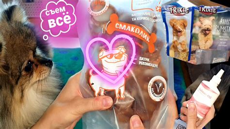 Лакомства для собак - жевательные палочки, сушености, масло лосося ...