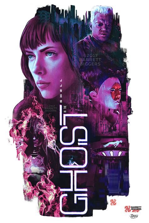 Ghost In The Shell Alternative Tribute Movie Poster On Behance