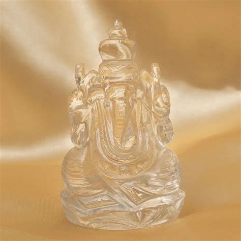 8 Cm Ganesha Crystal Statue At Best Price In Jaipur Id 2853163661033
