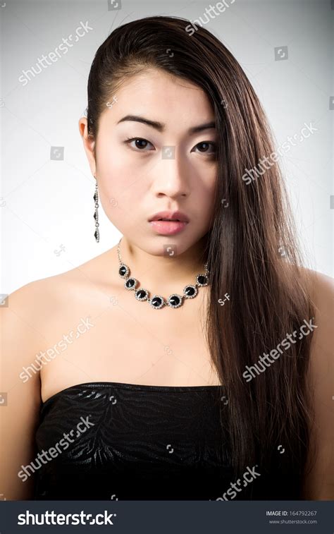 Beauty Portrait Beautiful Brunette Asian Woman Stock Photo Edit Now